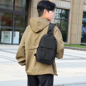New style casual men’s cross-body bag, chest bag, sports travel bag, multifunctional shoulder bag